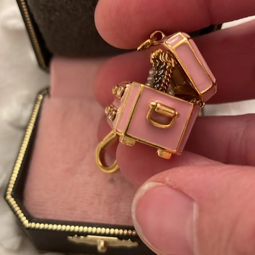 Vintage RARE jewelry box charm NIB YJRU1065 tagged box never been used - Picture 7 of 17